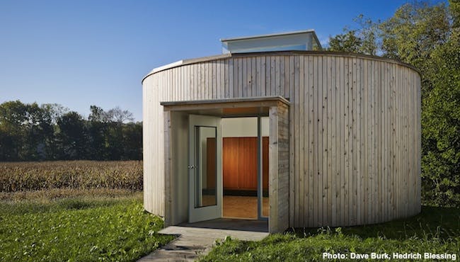 Barnsworth Exhibition Center, Location / Plano, Ill. Photo: Dave Burk, Hedrich Blessing