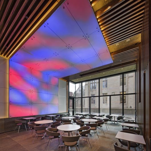 Ground cafe at Yale University, New Haven, Conn., by Bentel and Bentel Architects. Photo: Daniel Stark, courtesy AIA
