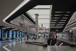 NFL Los Angeles office in Inglewood Top 200 Office Sector Architecture Firms Photo Benny Chan Fotoworks courtesy Gensler NFL Los Angeles office in Inglewood Top 200 Office Sector Architecture Firms Photo Benny Chan Fotoworks courtesy Gensler