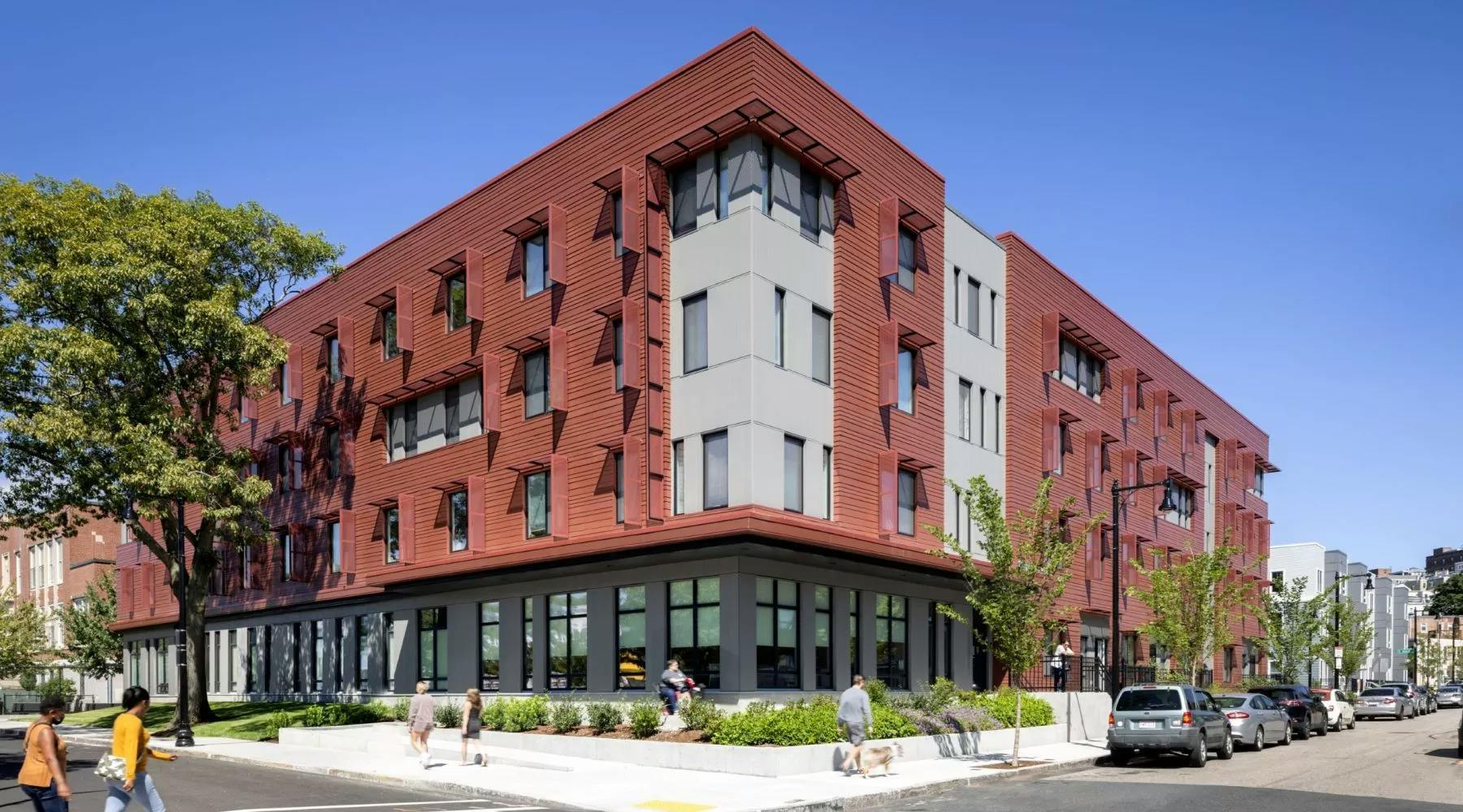 Passive House affordable senior housing project opens in Boston Anne M. Lynch Homes at Old Colony Phase 3 Photo Ed Wonsek