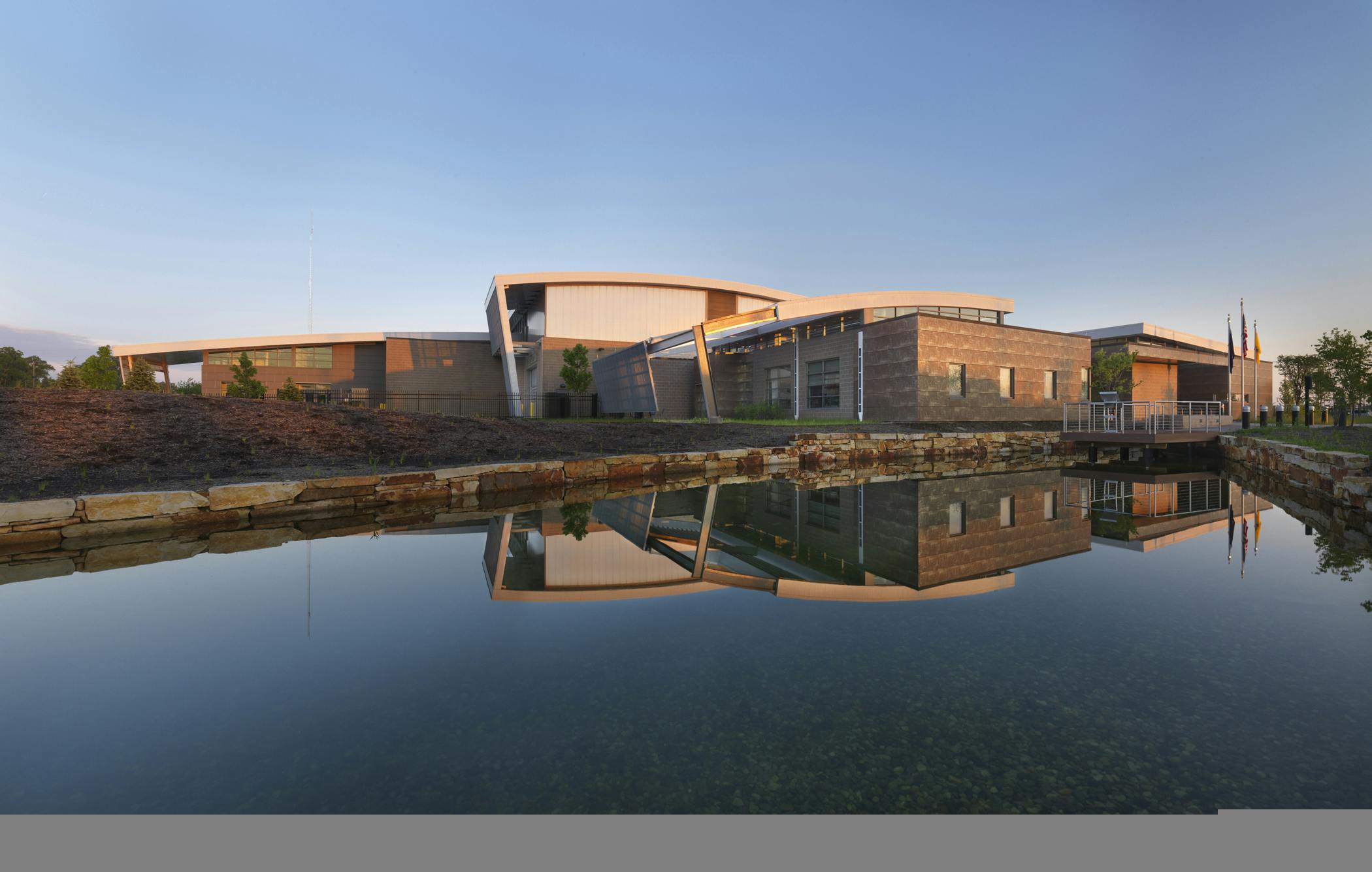 A Digital Display Inside The Lobby Provides Up To Date Information About The Amount Of Energy The Building Is Creating