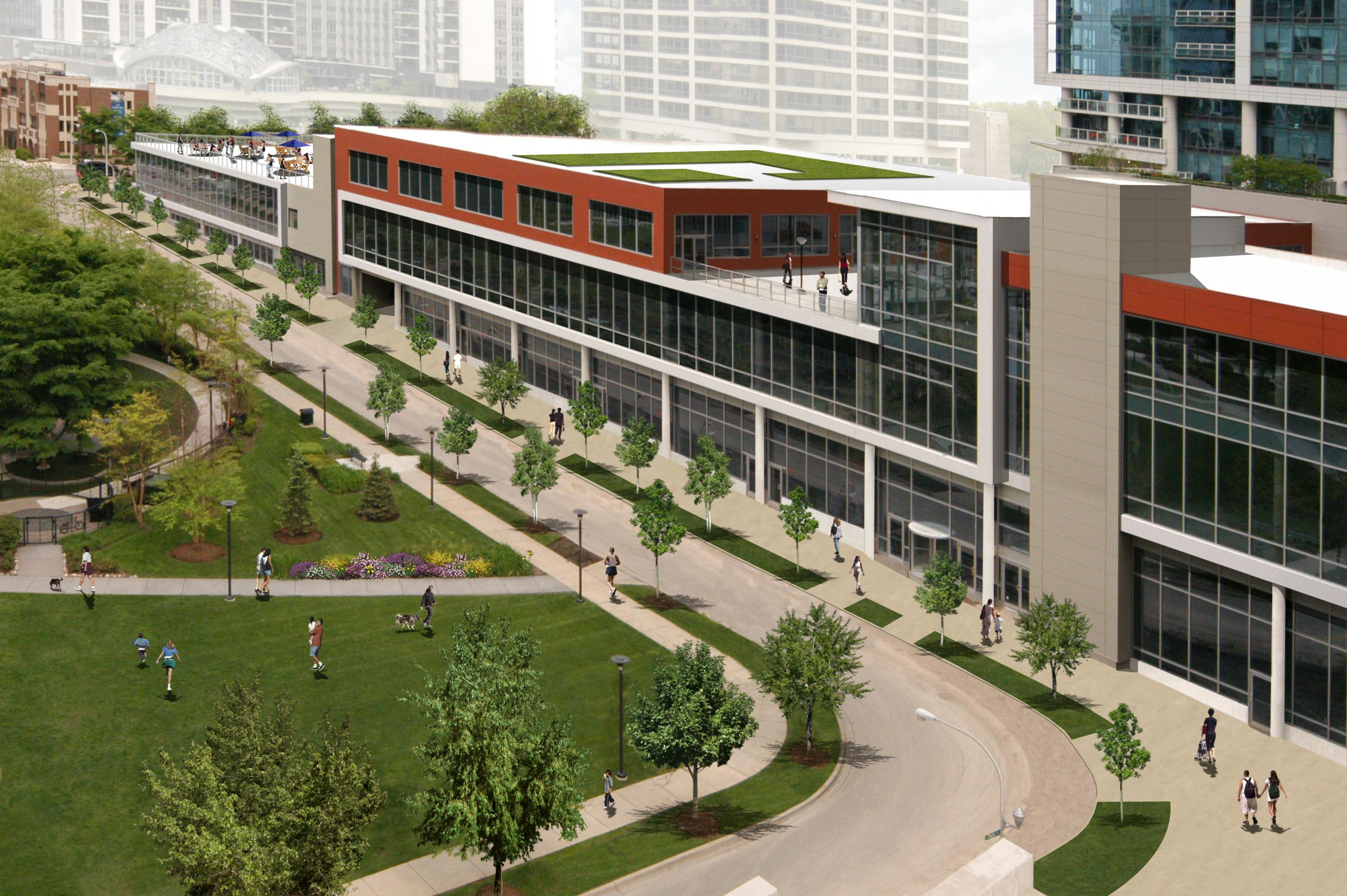 The Village Market Was Designed For Silver Leed Certification By Loewenberg Architects And Built By Mc Hugh Construction