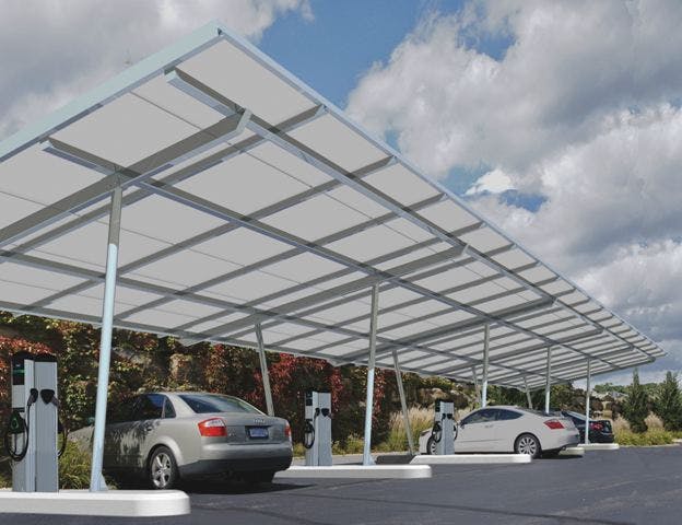 New Solar Pv Canopy Systems Are Custom Designed And Engineered To Integrate As Part Of A Buildings Architecture