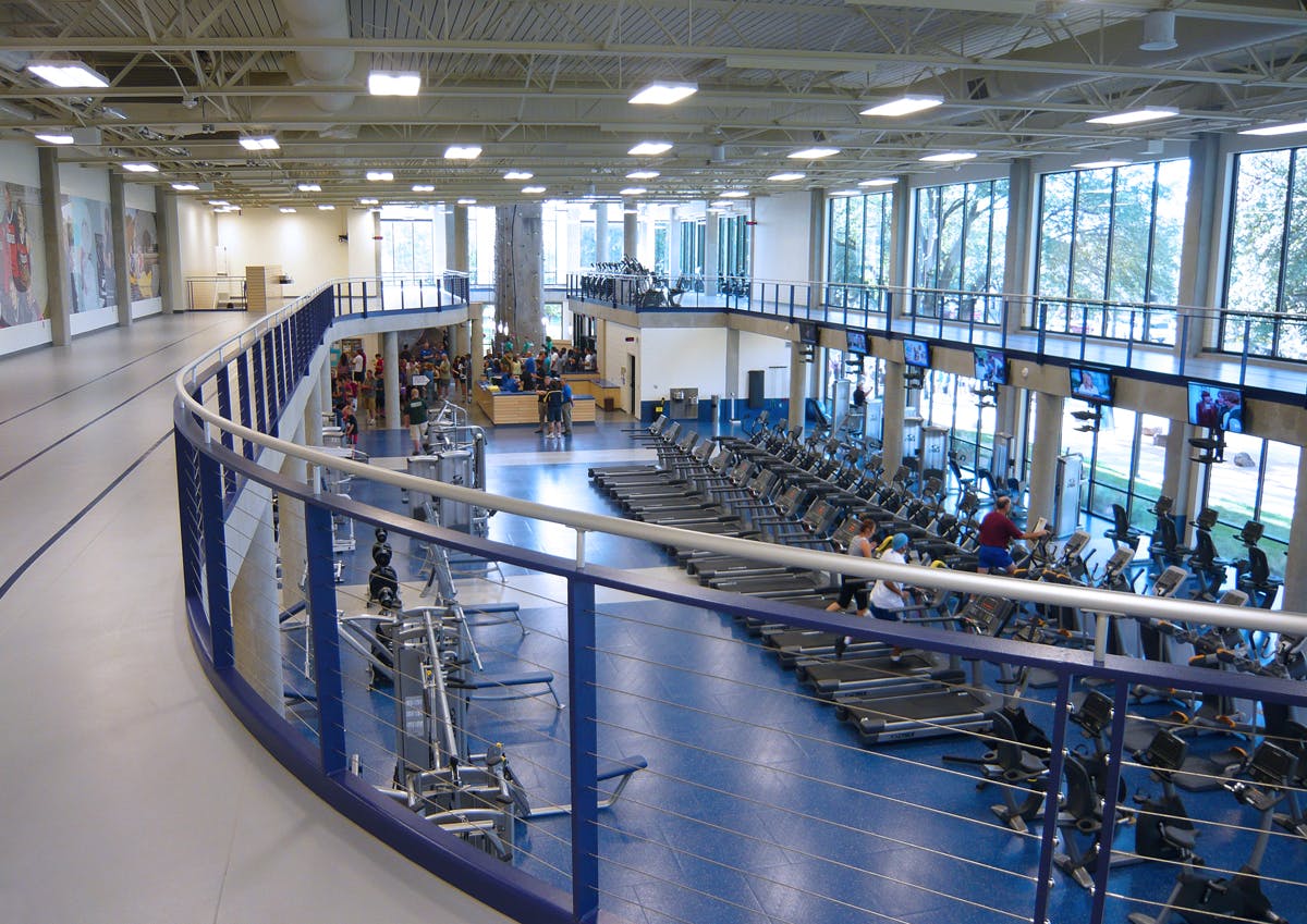 Serving a population of more than 7,000 students, the centers mission is to engage the campus community in recreation and welln