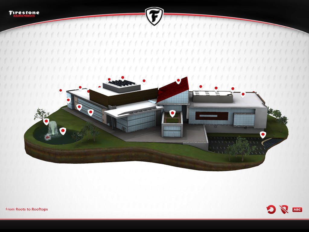 The Firestone BP iPad app offers building owners, facility managers, contractors, architects, and consultants multiple views of