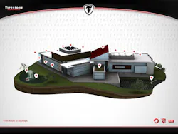 The Firestone BP iPad app offers building owners, facility managers, contractors, architects, and consultants multiple views of The Firestone BP iPad app offers building owners, facility managers, contractors, architects, and consultants multiple views of