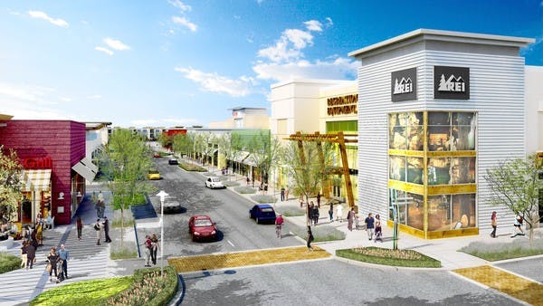 Developers of the Collection at RiverPark in Oxnard, Calif., decided to restart construction on the outdoor mall, which has been