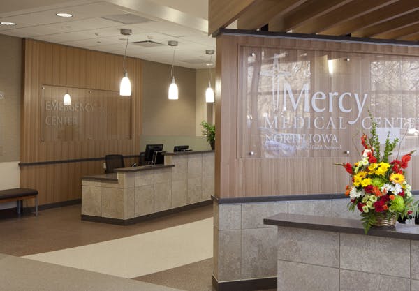 The 25,493-sf Emergency Department at Mercy Medical Center-North Iowa was built with family-centered care and patient privacy in