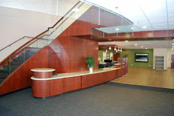 The new UIHC clinic includes a larger and more centralized space for research, bringing together a core group of cancer center s The new UIHC clinic includes a larger and more centralized space for research, bringing together a core group of cancer center s