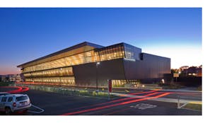 C.W. Driver utilized a variety of sustainable building practices during construction, contributing to the centers LEED Gold cer