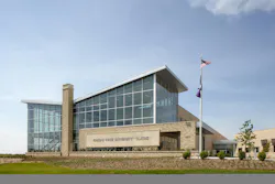 The International Animal Health and Food Safety Institute at the K-State Olathe Innovation Campus recently received LEED Silver The International Animal Health and Food Safety Institute at the K-State Olathe Innovation Campus recently received LEED Silver