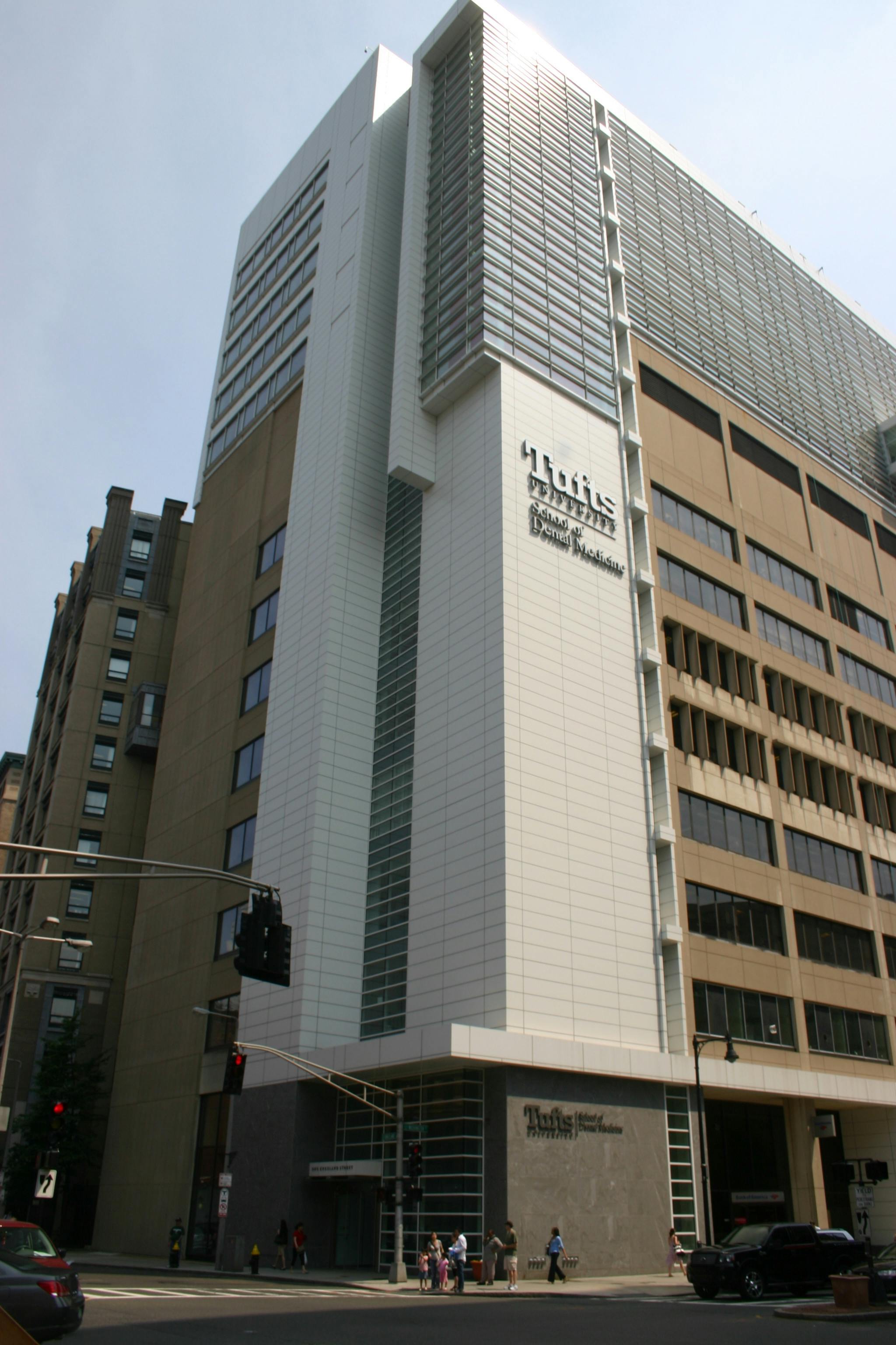 The Tufts School of Dental Medicine developed a multi-year, multi-phase master plan to promote sustainability and positive envir