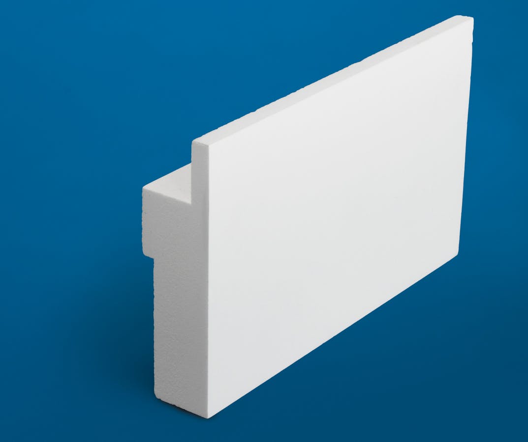 Restoration Millwork trim is made with a long-lasting, low-maintenance material that is resistant to rotting, warping, moisture