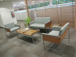 The design also provides Skanskas employees with an open atmosphere, allowing for more collaboration, interaction and communica The design also provides Skanskas employees with an open atmosphere, allowing for more collaboration, interaction and communica