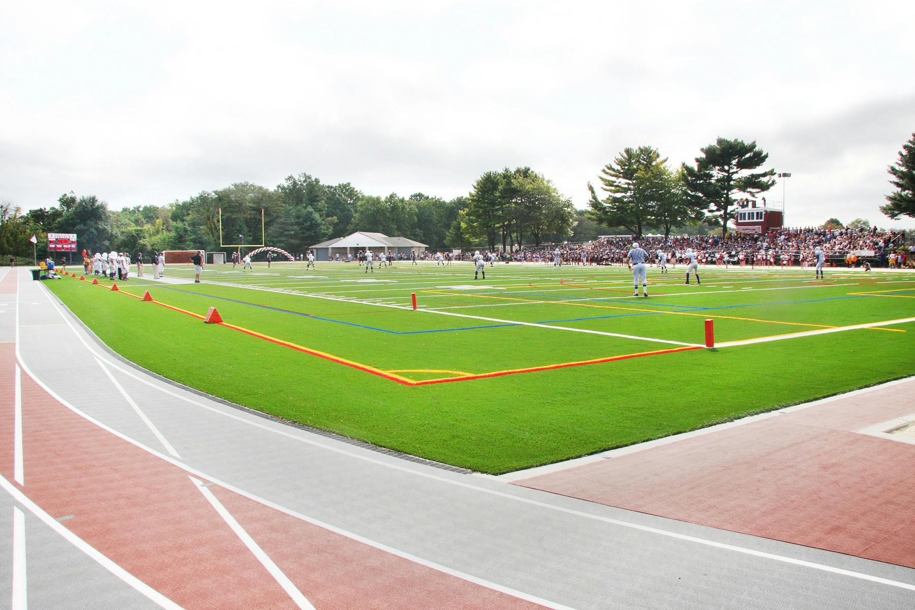 The new, $3.8-million, 100,000-square-foot sports complex replaced and expanded the deteriorated facilities which were insuffici