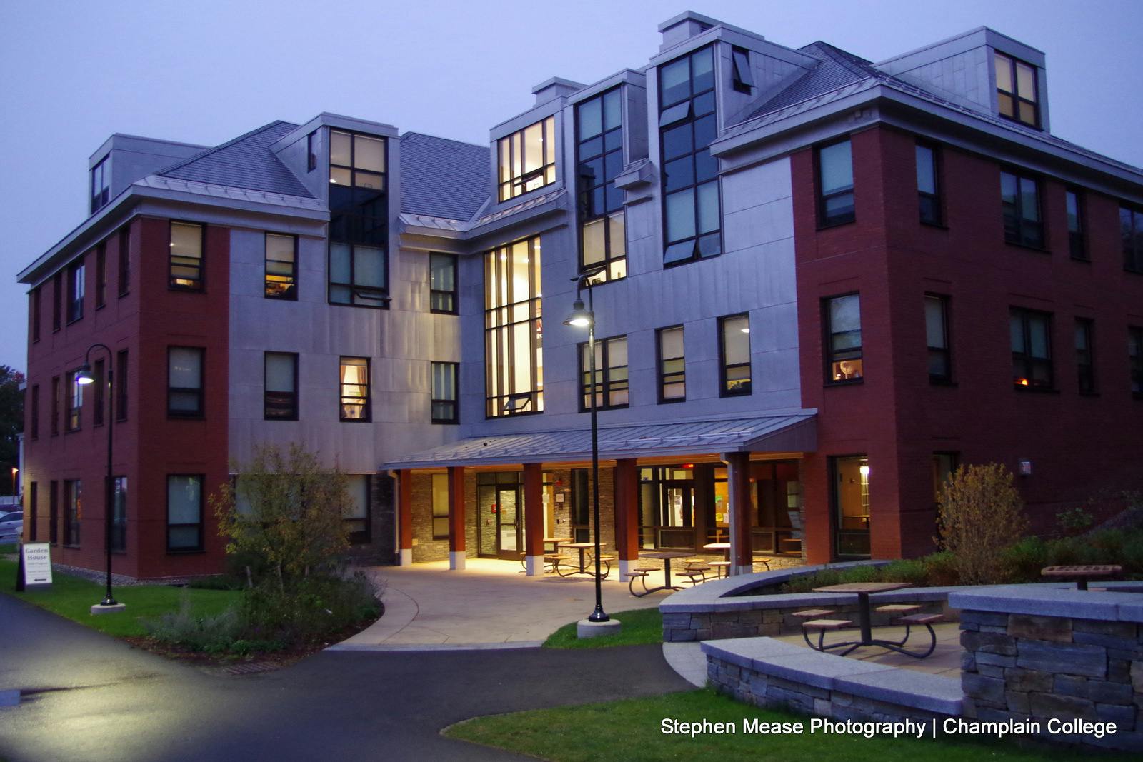 Exterior Features Include Brick, Stone And Flat Seam Metal Panels, A Slate Shingled Roof And Stone Walls With Granite Accents