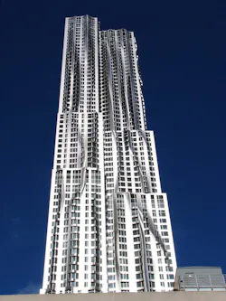 8 Spruce Street, The First Skyscraper By The Architect Frank Gehry, And Also Known As The Beekman Or New York By Gehry 8 Spruce Street, The First Skyscraper By The Architect Frank Gehry, And Also Known As The Beekman Or New York By Gehry