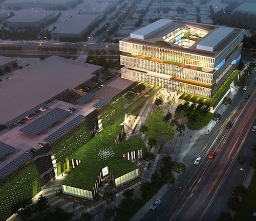 Green Roofs Will Be A Hallmark Of Samsung's Silicon Valley Complex