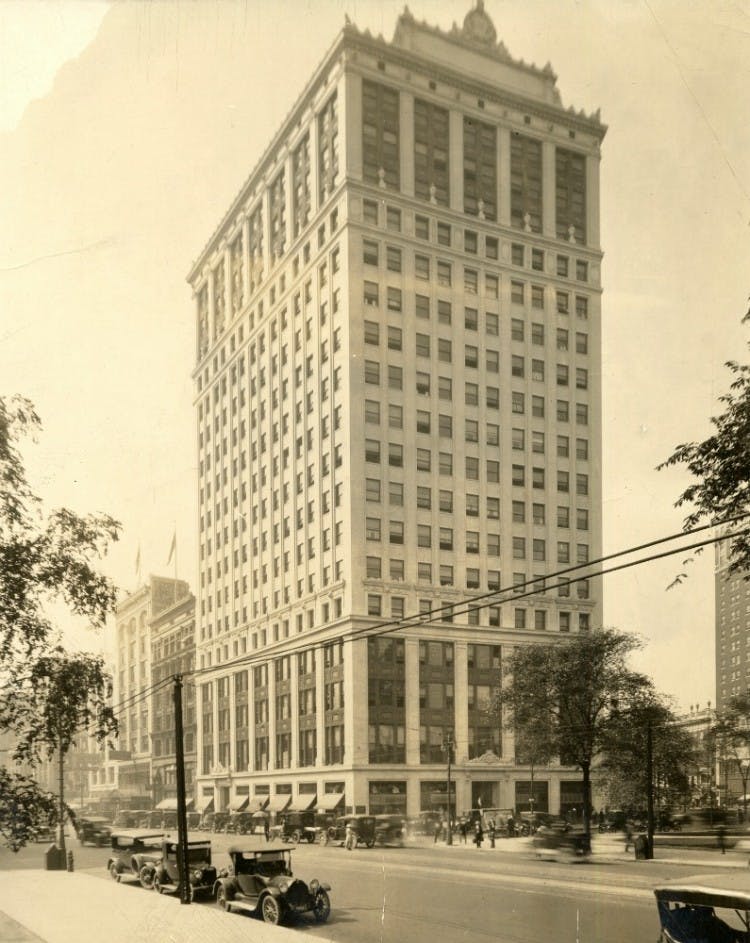 Whitney Building, Early 1900s, Courtesy Historic Detroit