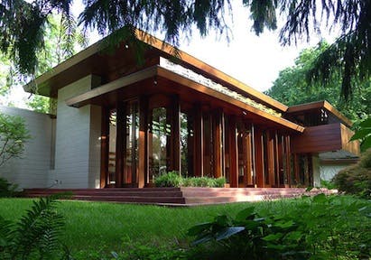 This Usonian house will be moved to Arkansas to prevent flood damage. Images: Tarantino Studio / Courtesy Crystal Bridges