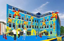 The Pinwheel Is Driven By Hidden Microphones And Connected Motors The Pinwheel Is Driven By Hidden Microphones And Connected Motors