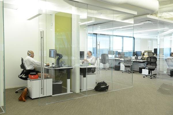 CBRE's global headquarters in Los Angeles is the world's first WELL-certified commercial office. Photo: courtesy CBRE