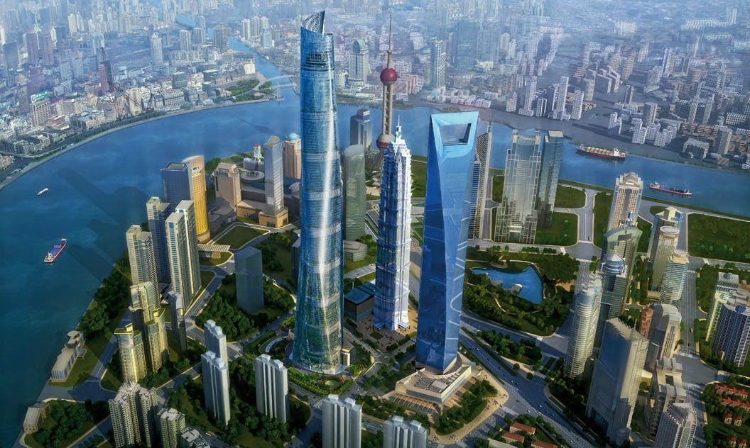 Shanghai Tower is on track to be completed by the end of 2015. Rendering courtesy Gensler
