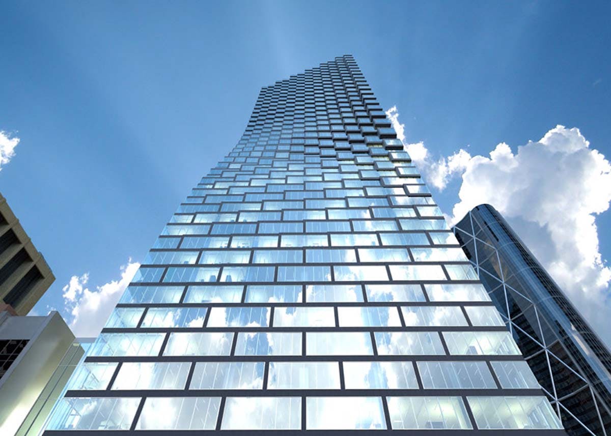 Bjarke Ingels' Group breaks ground for 'curvaceous' high-rise in CalgaryWork begins on Bjarke Ingels' pixelated tower in Calgary