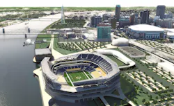 New HOK designs for St. Louis NFL stadium unveiled New HOK designs for St. Louis NFL stadium unveiled