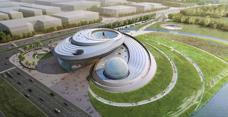 Architecture based on &ldquo;astronomical principles&rdquo; for new planetarium in Shanghai
