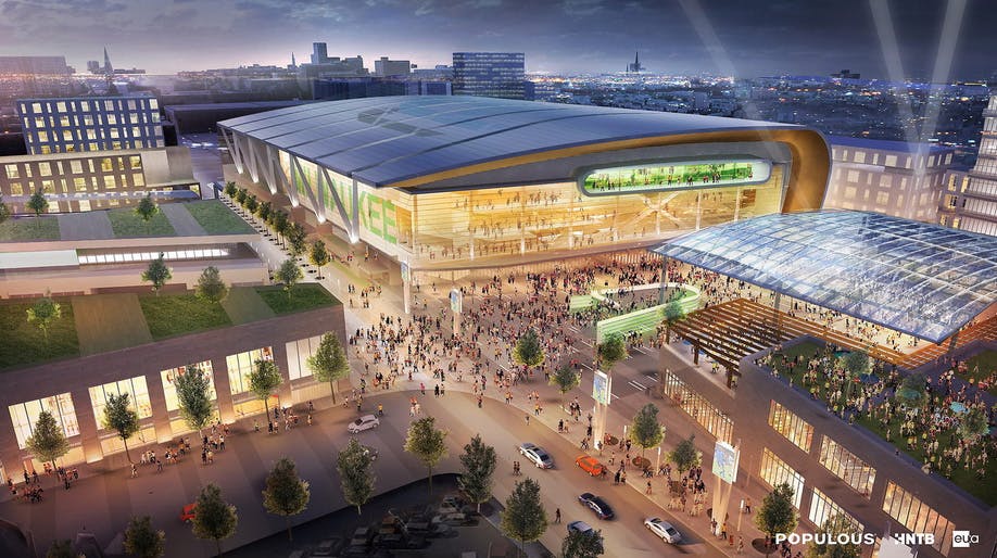 Design for new Milwaukee Bucks stadium is &lsquo;modest and modernist&rsquo;
