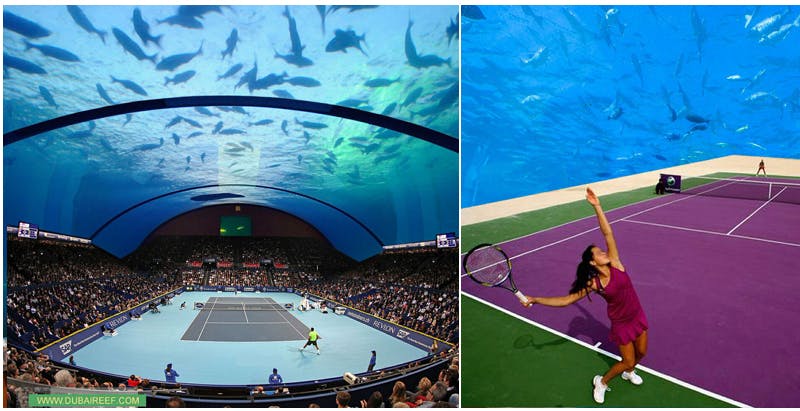 Architect scouts investors for underwater tennis court