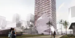 Morphosis Architects designs crowned tower for Casablanca Finance City Morphosis Architects designs crowned tower for Casablanca Finance City