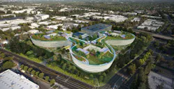 Renderings revealed for proposed curvy and lush second office for Apple Renderings revealed for proposed curvy and lush second office for Apple