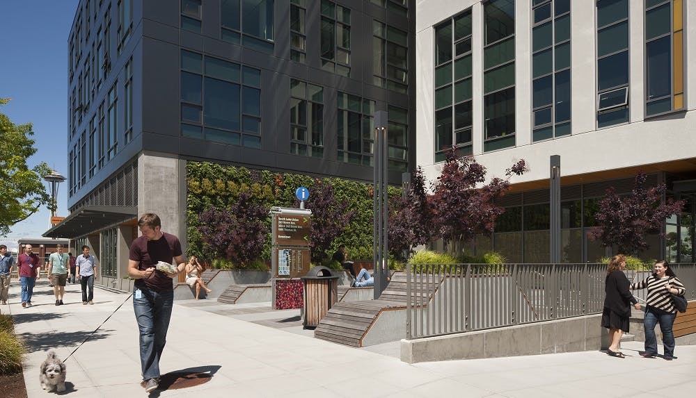 Easter Eggs highlight directories of new Seattle corporate campus