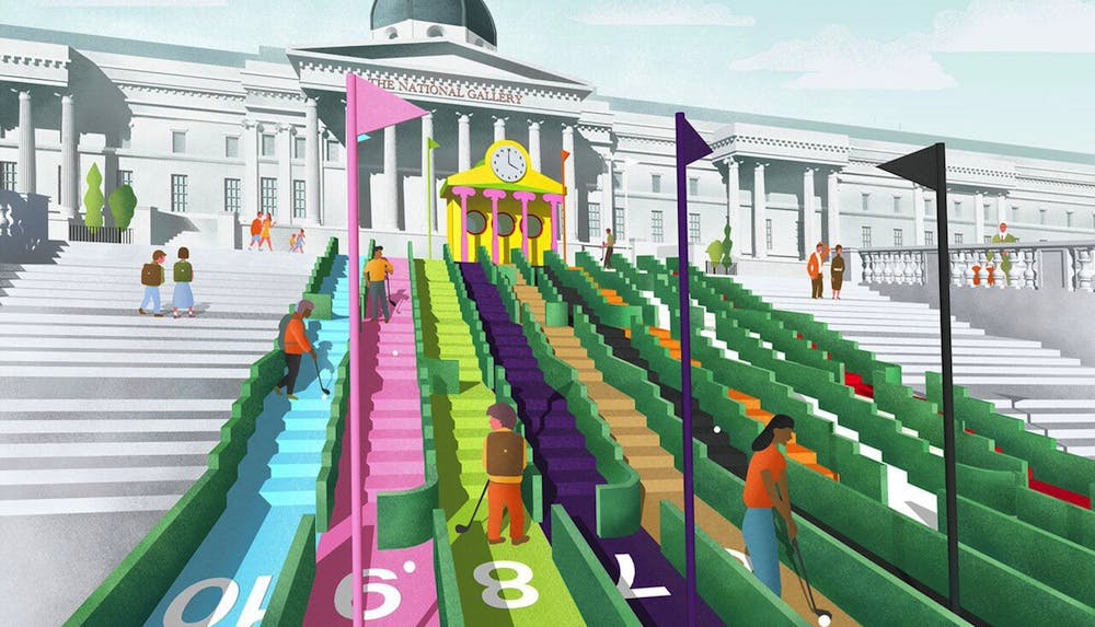 Notable architects design mini-golf holes for London Design Festival
