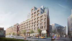 Courtyards make Brooklyn’s Bushwick II residential development its own miniature city Courtyards make Brooklyn’s Bushwick II residential development its own miniature city