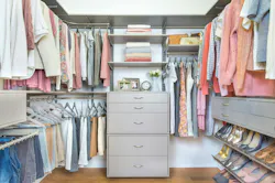 Freedom Rail Century Gray closet system from Organized Living Freedom Rail Century Gray closet system from Organized Living