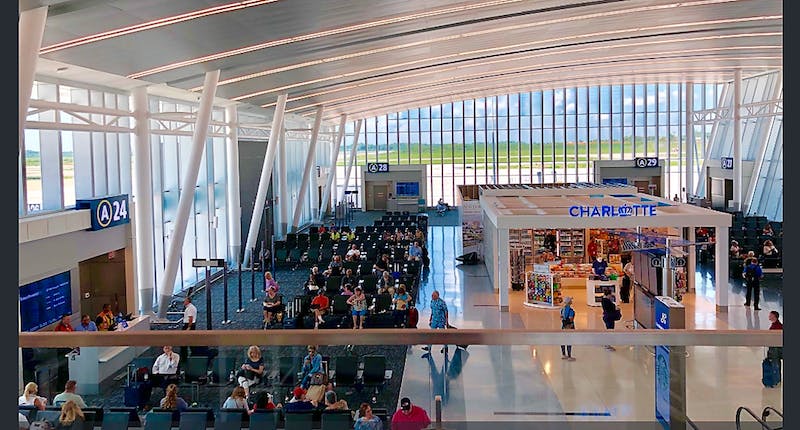 Dynamic glass catches on at major airports | Building Design + Construction