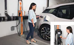 Electric Vehicle Charging Station In An Apartment Complex Electric Vehicle Charging Station In An Apartment Complex