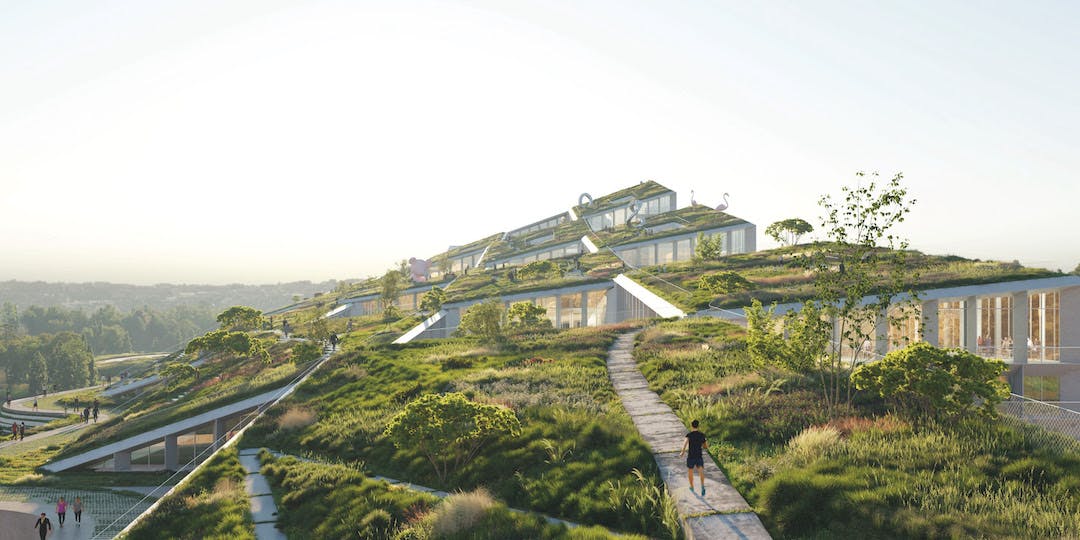BIG designs new Farfetch HQ on the slopes of Leça River in Porto ...