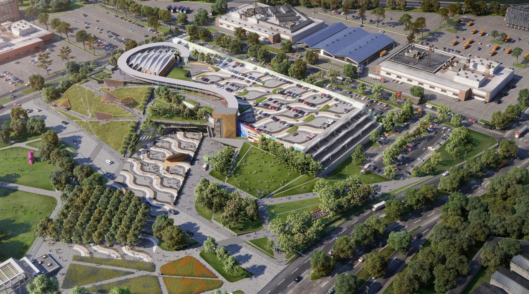 Fair Parke Fitzhugh Parking Aerial