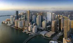 Brickell office tower skyline Brickell office tower skyline