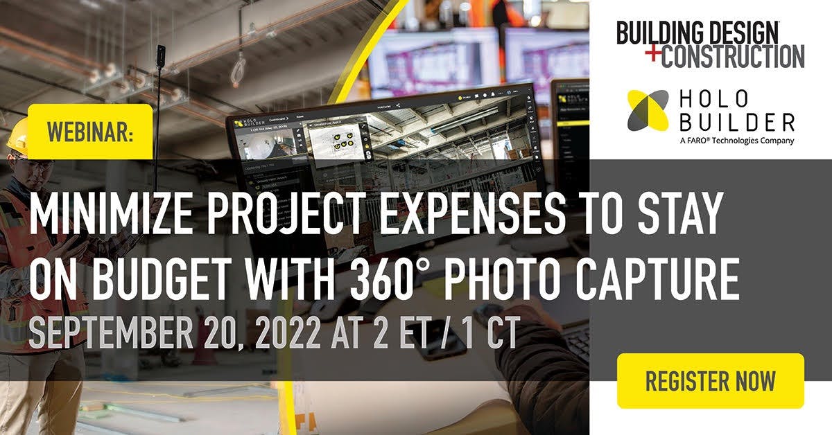 Register today! Webinar: Minimize project expenses to stay on budget with 360&deg; photo capture
