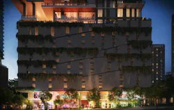 The Paseo 48-story mixed-used residential tower in Austin, Texas, architect Pappageorge Haymes Partners The Paseo 48-story mixed-used residential tower in Austin, Texas, architect Pappageorge Haymes Partners