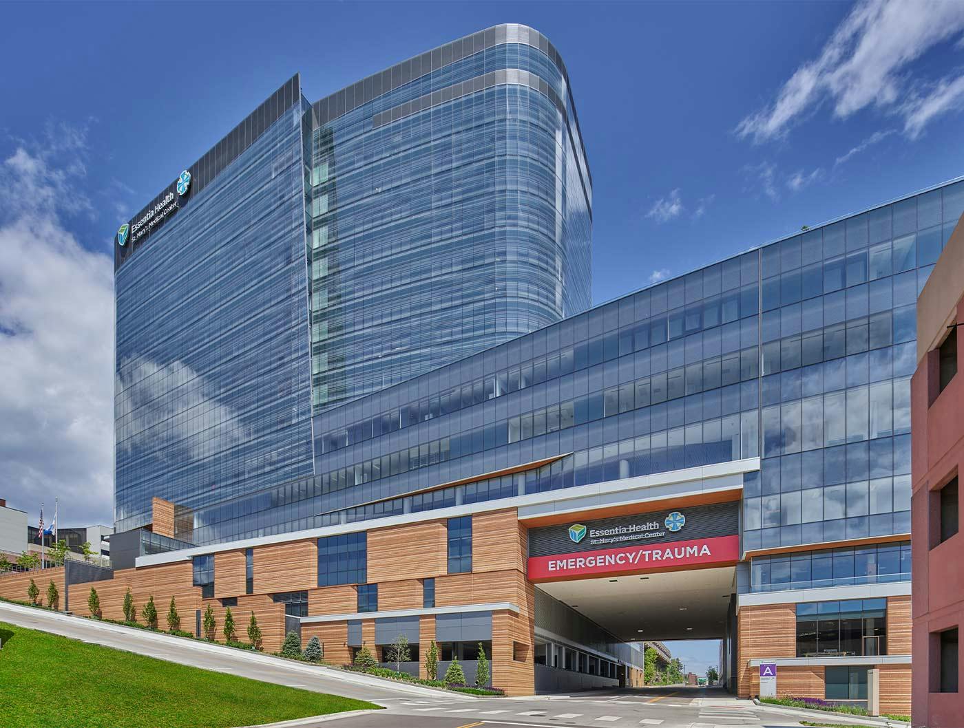 In Duluth, Minn., the new St. Mary&rsquo;s Medical Center, designed by EwingCole, is now the largest healthcare facility in the region Photo courtesy EwingCole