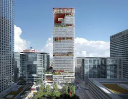 8 Canada Square, A Norman Foster Designed Office Building That’s Currently The Global Headquarters Of Hsbc Holdings, Will Have Large Sections Of Its Façade Removed To Create Landscaped Terraces Design By Kpf 8 Canada Square, A Norman Foster Designed Office Building That’s Currently The Global Headquarters Of Hsbc Holdings, Will Have Large Sections Of Its Façade Removed To Create Landscaped Terraces Design By Kpf