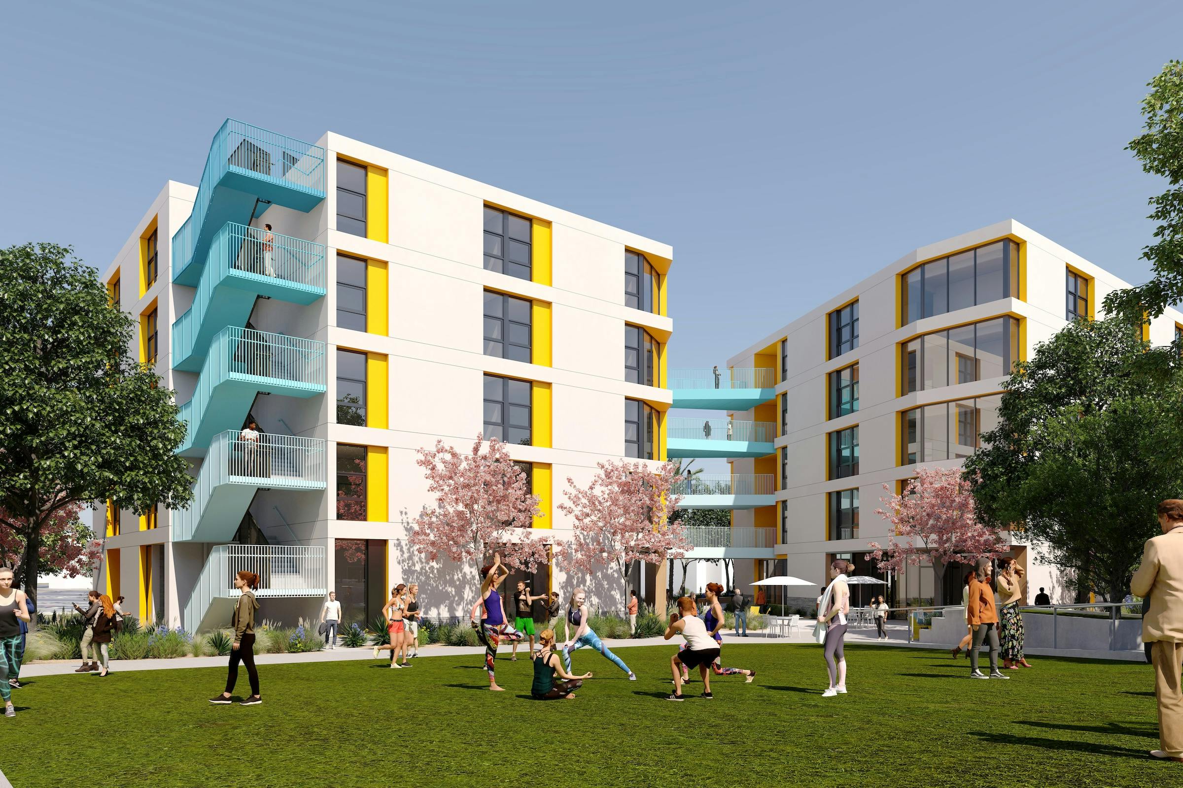 The 108,000 Sf La Playa Residence Hall, Funded By The State Of California&rsquo;s Higher Education Student Housing Grant Program, Will Consist Of Three Five Story Structures Connected By Bridges