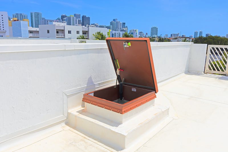 Roof hatches selected for infill townhomes in Miami’s Little Havana ...