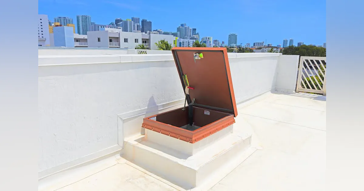 Roof hatches selected for infill townhomes in Miami’s Little Havana ...